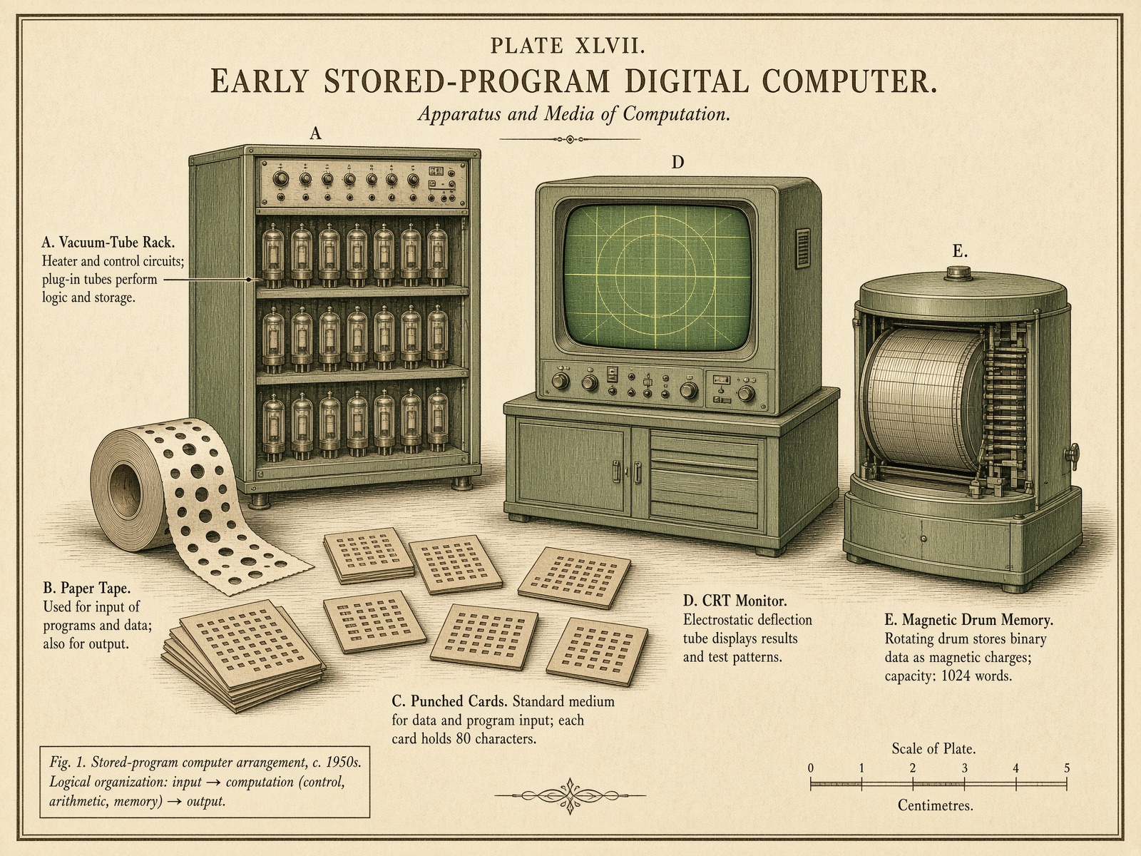 Electronic digital computer