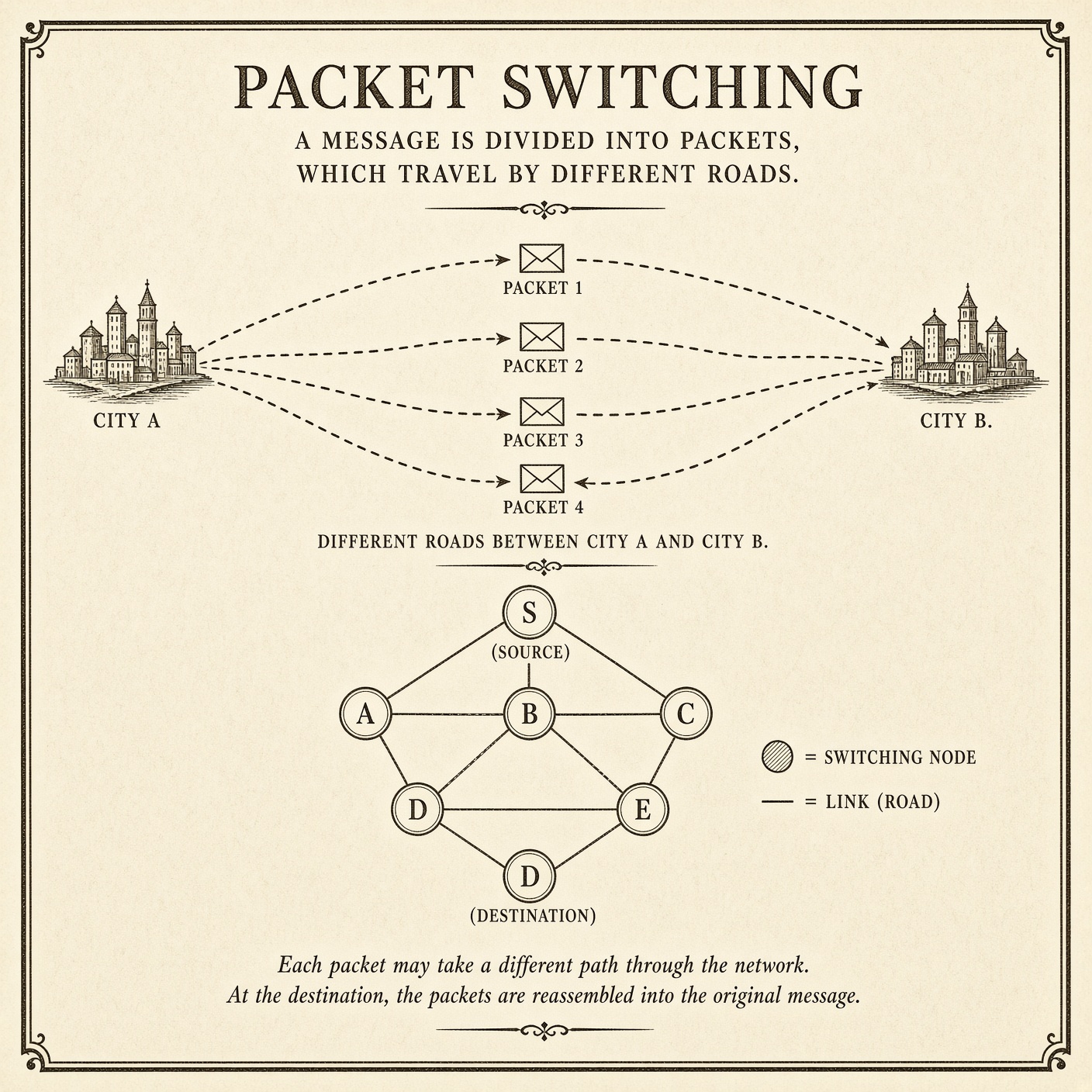Packet internet