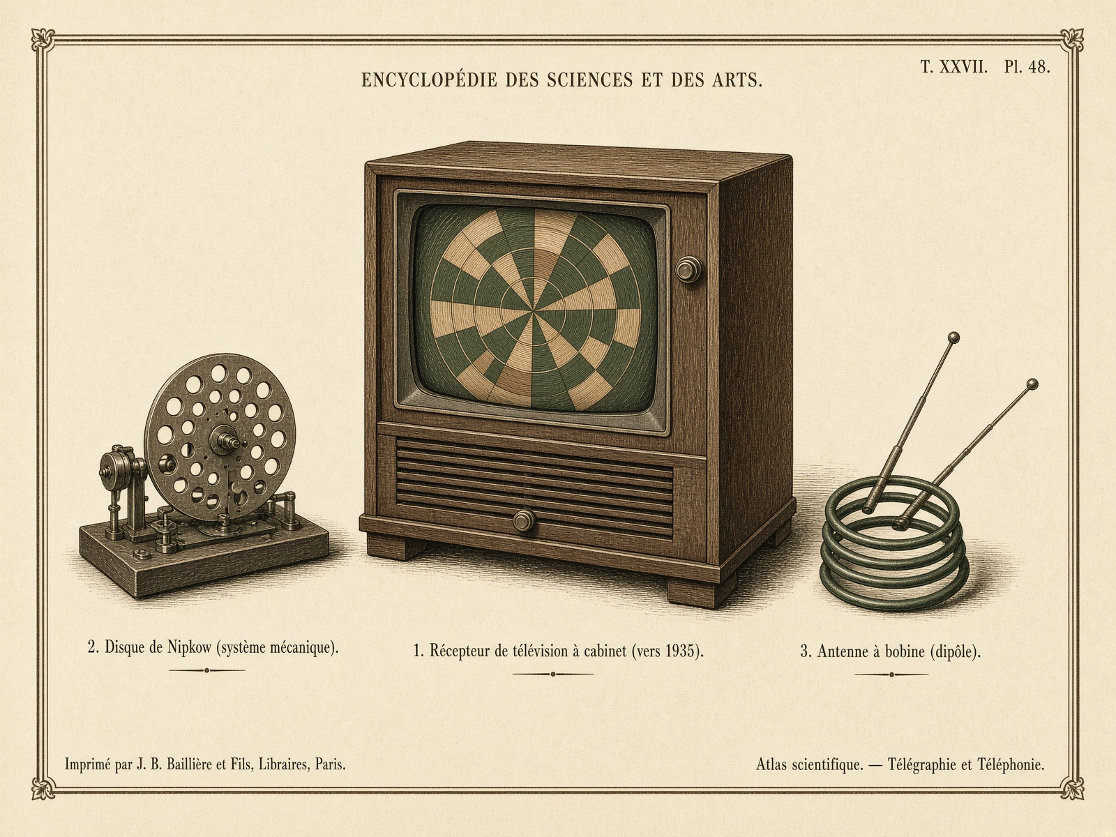 Electronic television